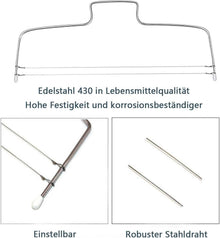 Tortenschneider Kuchenschneider mit 2 Gezahnten
