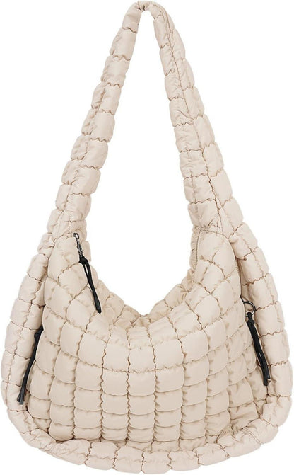 Gesteppte Crossbody Bag Groß - Puffer Tote Bag Stepptasche