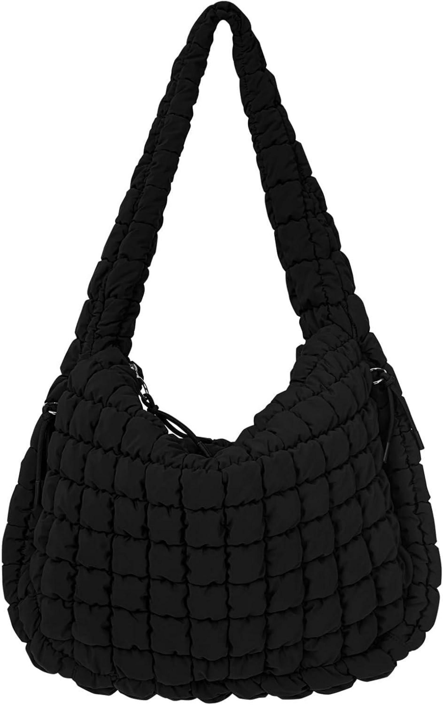 Gesteppte Puffer Tasche Baumwolle Crossbody Tote Stepptasche Einfarbig