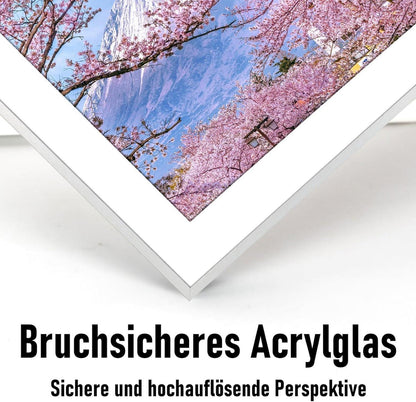 Aluminium Bilderrahmen 40x60cm silber modern mit Acrylglas