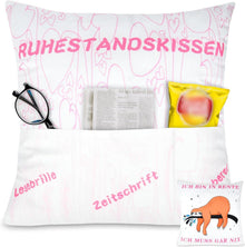 Ruhestandskissen Renteneintritt Frau Abschiedsgeschenk Kollegin 45 x