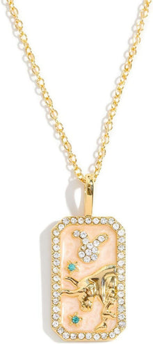 Symretie Gold Sternzeichen Kette Anhänger Halskette Damen Style Stier