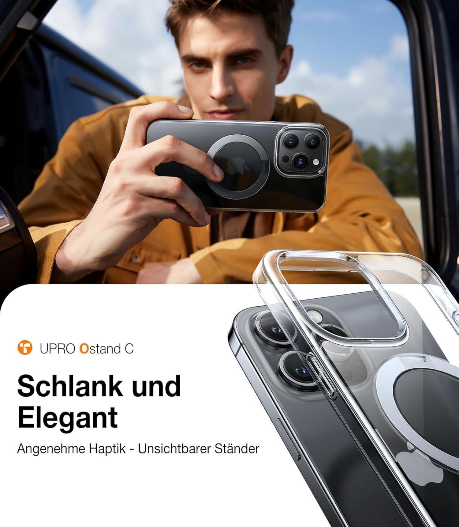 iPhone 13 Pro Max Hülle MagSafe Stoßfest Schutz Transparent