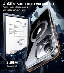 iPhone 12 Hülle Pro MagSafe Transparent Militärschutz