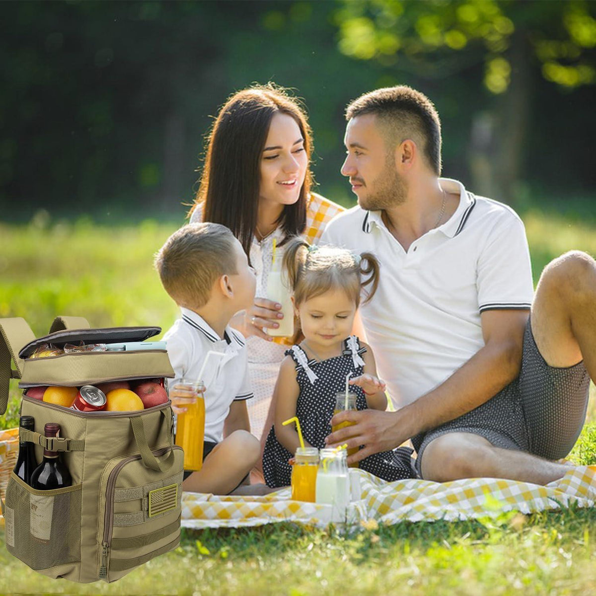 43L Kühlrucksack für Picknick, Camping & Outdoor