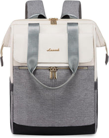 Damen Rucksack 15,6 Zoll Wasserdicht Grau Multifunktional