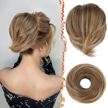 Pferdeschwanz Dutt Haarverlängerung Braun 20cm