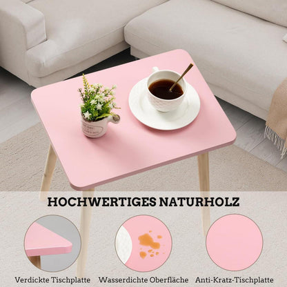 FORAOFUR Beistelltisch klein Akzenttisch Wohnzimmer Schlafzimmer Balkon Büro modern Nachttisch wasserfest