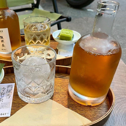 375ml Glasflaschen mit Korken 12er Pack - für Öl, Essig, Likör