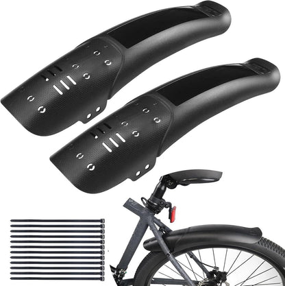 Fahrrad Schutzblech Set Vorne Hinten MTB Rennrad Universal Schwarz