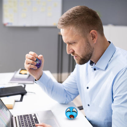 12 Stück Stressbälle Lächeln Gesicht Antistressball 6cm Durchmesser