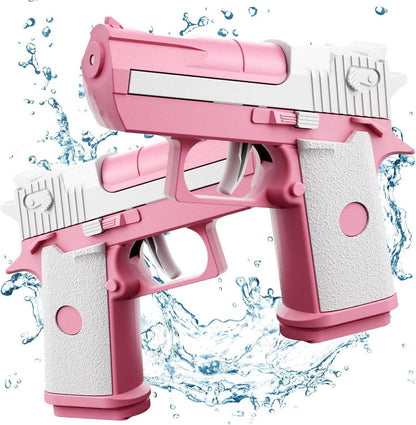 Wasserpistolen-Set für Kinder mit großer Reichweite in Rosa