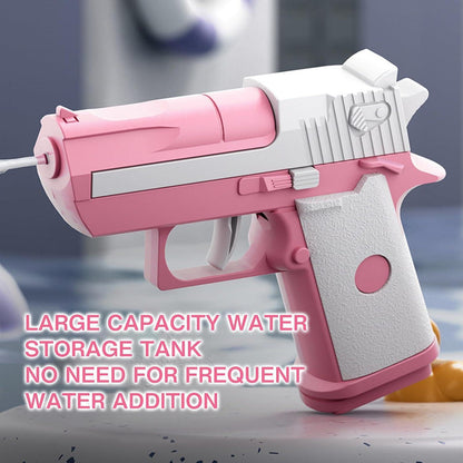 2er Set Mini Wasserpistolen für Kinder, hohe Reichweite, Sommergeschenke, Sport, Pools, Strände, Wasserschlachten, Pink