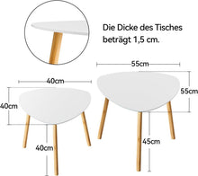 Modernes 2er Set Couchtisch Wohnzimmertisch Beistelltisch