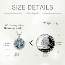 VONALA Lebensbaum Halskette 925 Silber Anhänger 18 Zoll