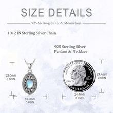 VONALA Celtic Sterling Silber Foto Anhänger Halskette mit