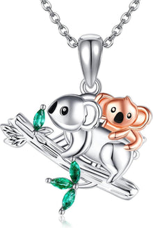 Koala Halskette 925 Sterling Silber Anhänger Geschenkbox