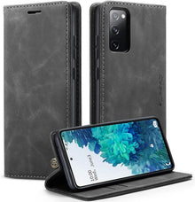 Samsung Galaxy S20 FE Hülle Premium Leder Klapphülle mit Standfunktion