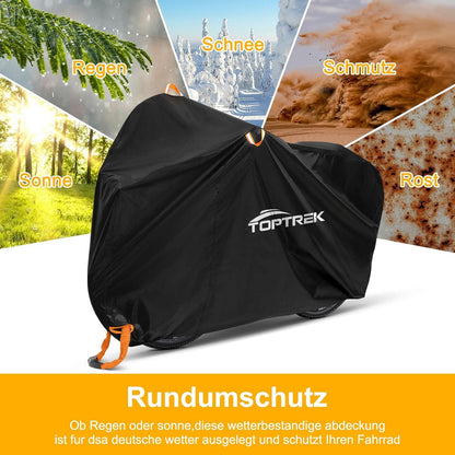 Fahrradabdeckung Wasserdicht 210D Oxford-Gewebe Outdoor 200x110x70cm