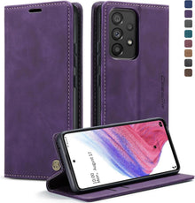 Handyhülle Samsung Galaxy A53 5G Leder Klapphülle Magnet Standfunktion