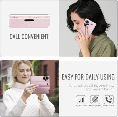 Handyhülle Xiaomi Redmi Note 13 Pro Plus 5G Premium Leder Rose Gold