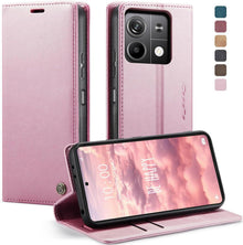 Xiaomi Redmi Note 13 5G Handyhülle Leder Flip Case Magnet