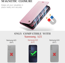 Samsung Galaxy A25 5G Hülle Premium Leder Flip Case mit