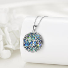 925 Sterling Silber Baum des Lebens Halskette mit Anhänger