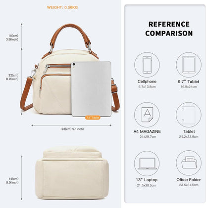Leder Crossbody Schultertasche mit Reißverschluss