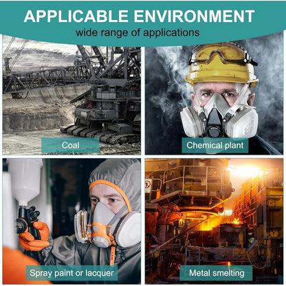 6001 Filter gegen Organische Dämpfe Set + Baumwollfilter, 60