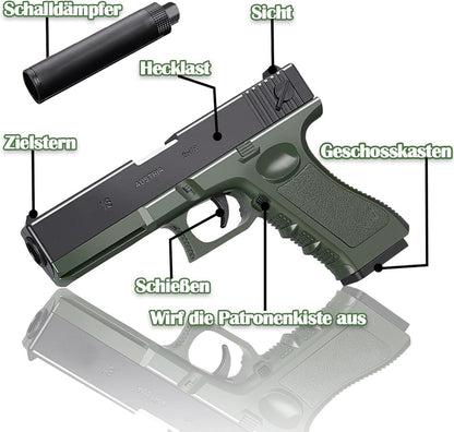 Schaumstoff-Blaster Pistole M1911 Soft-Bullet Spielzeug für Kinder