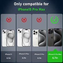 360 Grad iPhone 15 Pro Max Hülle mit Glas Schutzfolie