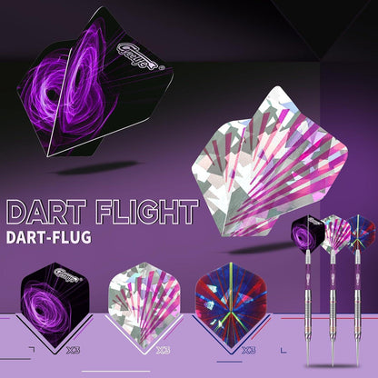 Professionelles Tungsten Steel Dart Set mit 3 Schäften