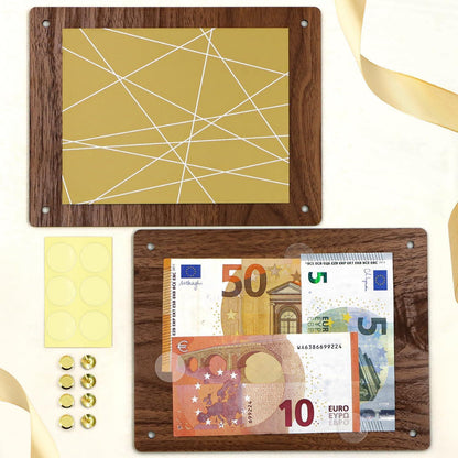 Holz Geldgeschenk Jugendweihe – "Endlich Erwachsen" mit Karte