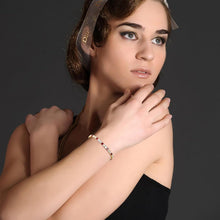 Tennisarmband Damen Gold Zirkonia Armband Geschenk Muttertag