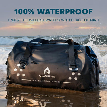 Motorrad Trockentasche 75L Wasserdicht – Reisetasche für Motorrad & Reisen