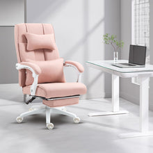Ergonomischer Chefsessel Bürostuhl mit Fußstütze und