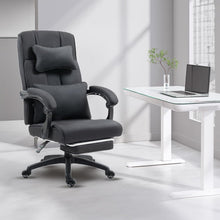 Ergonomischer Chefsessel mit Fußstütze und atmungsaktivem