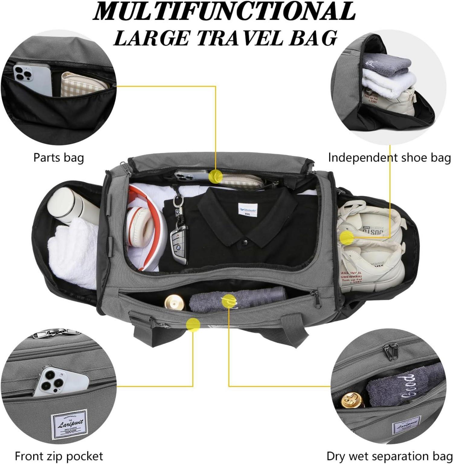 Sporttasche Herren 40L Rucksack Reisetasche Trainingstasche