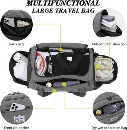 Sporttasche Herren 40L Rucksack Reisetasche Trainingstasche