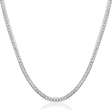 Panzerkette Edelstahl Silber Elegante Link Kette 4/5/6mm 46/51/56cm