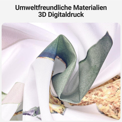 Duschvorhang Goldene Blätter Textil Antischimmel 100x200cm Waschbar