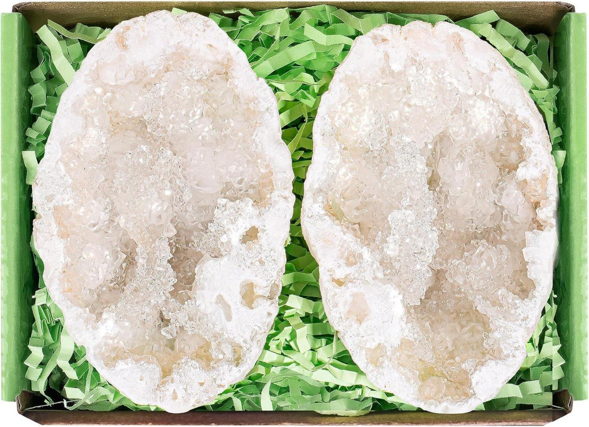 Kristalle Heilsteine Geoden Set für Meditation & Wohnkultur