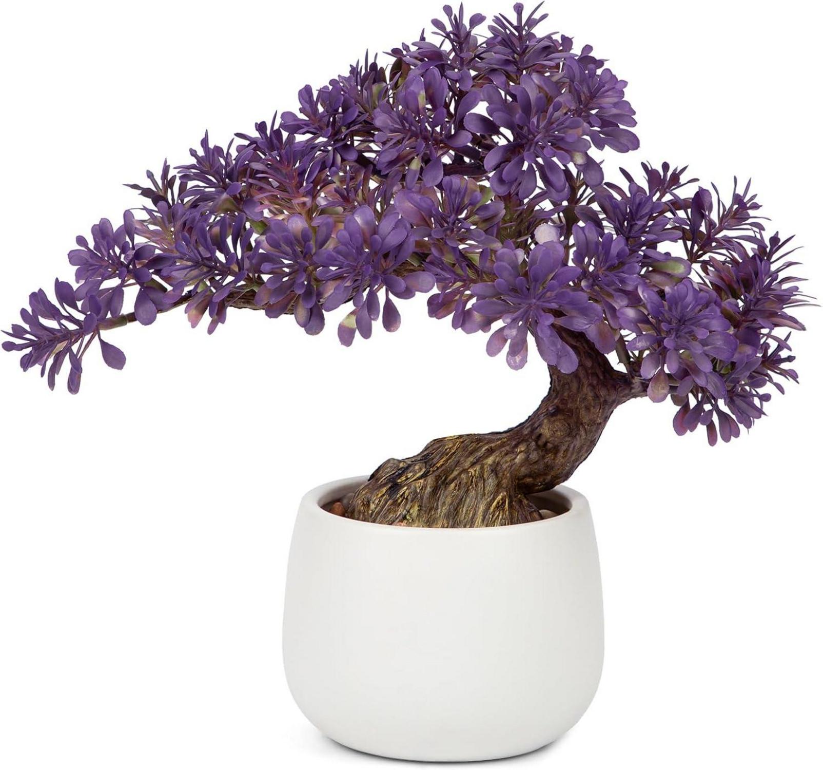 Kunstpflanze Bonsai Baum im Keramiktopf Künstliche Pflanzen Aesthetic