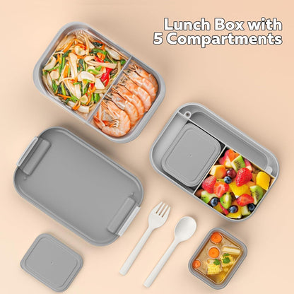 Bento Lunchbox Auslaufsicher 1900ml Erwachsene Schule Büro