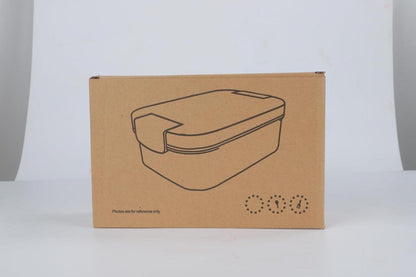 LEIKEEGO Lunchbox 1900ml Bento Box Auslaufsicher Erwachsene Büro Schule Grau