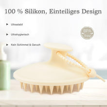 Silikon Kopfhaut Massagebürste für Haarwuchs und