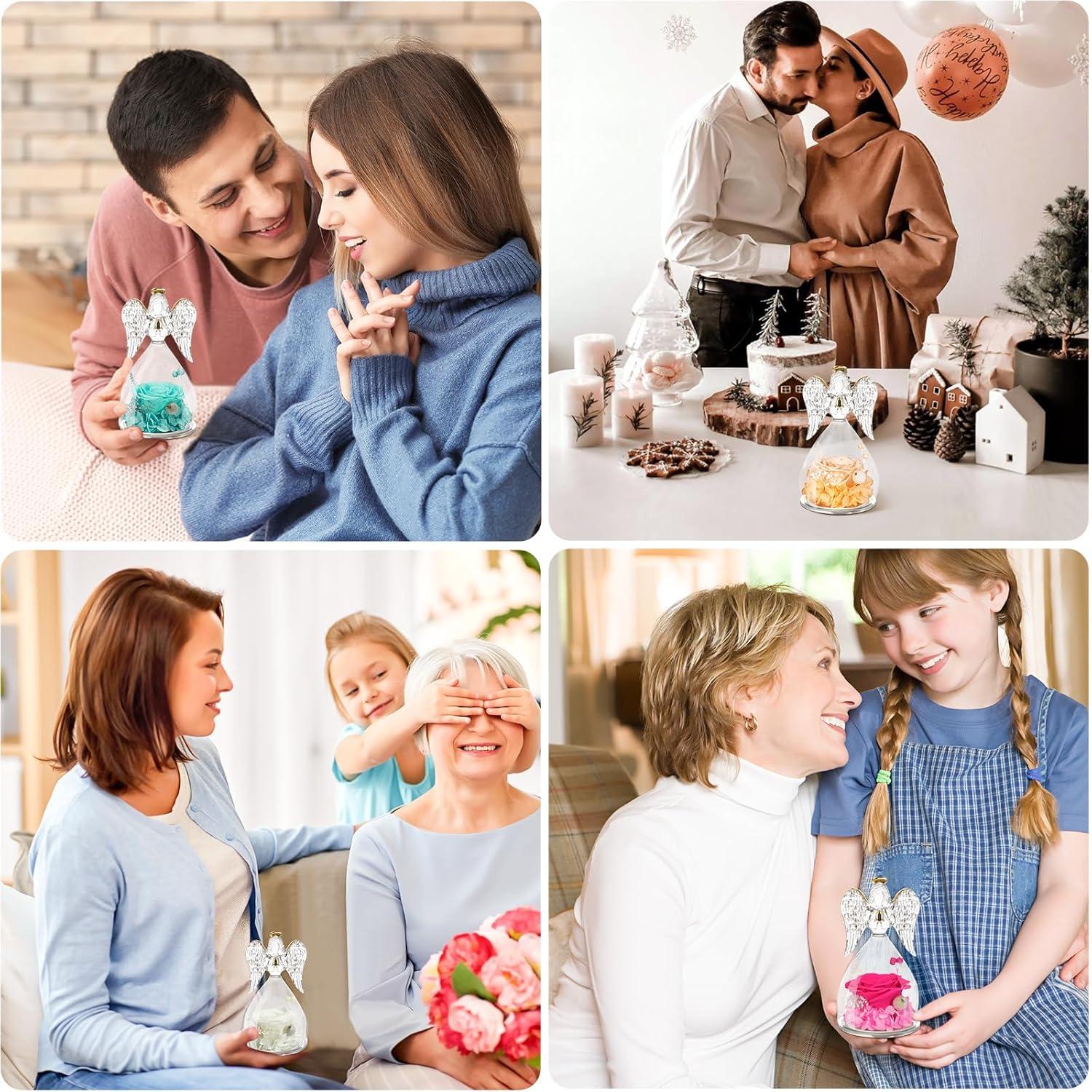 Geburtstagsgeschenk Frauen Ewige Rose Engel Mutter Ewige Blume