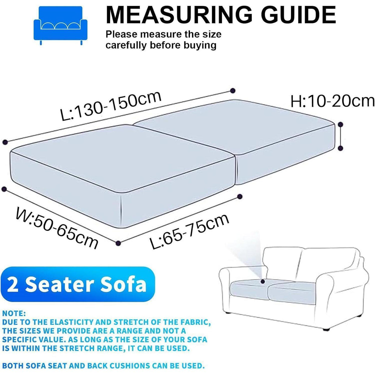 Samt Sofaüberzug Stretch – Rosa, 1-Sitzer*2