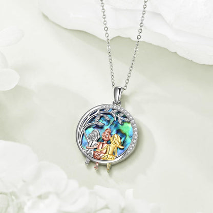 Drei Schwestern Halskette 925 Sterlingsilber Geburtstagsgeschenke